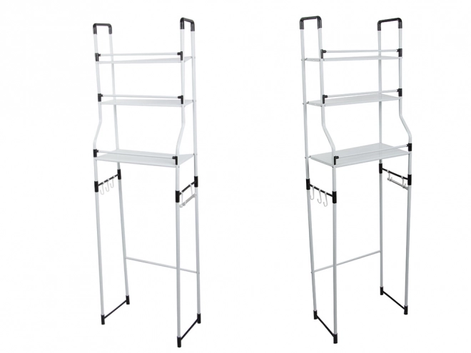 Badkamerplank met organizer en drie planken