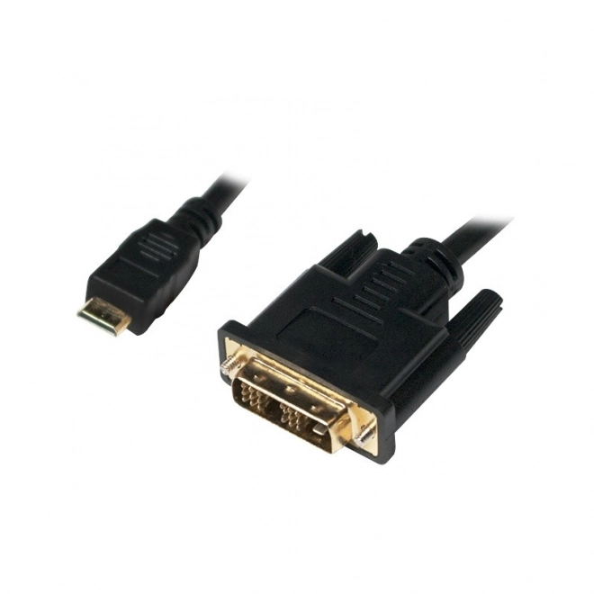 Kabel mini HDMI naar DVI-D 2m zwart