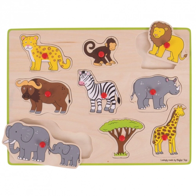 Inlegpuzzel Safari