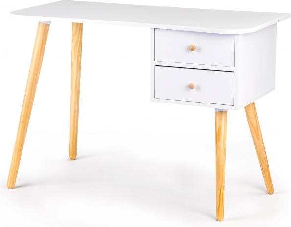 modern writing desk with 2 drawers ModernHome