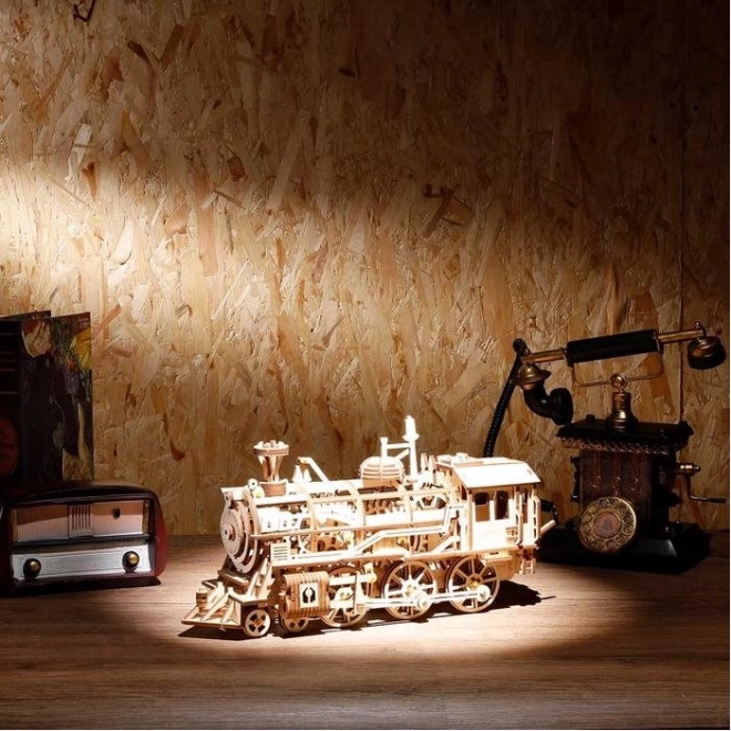 Locomotief - 3D houten bouwpakket