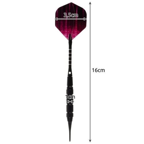 Set van 12 darts + accessoires Trizand 21629