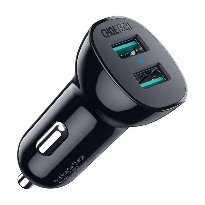 Choetech Autoladegerät mit 30W QC 3.0 und zwei USB-Anschlüssen