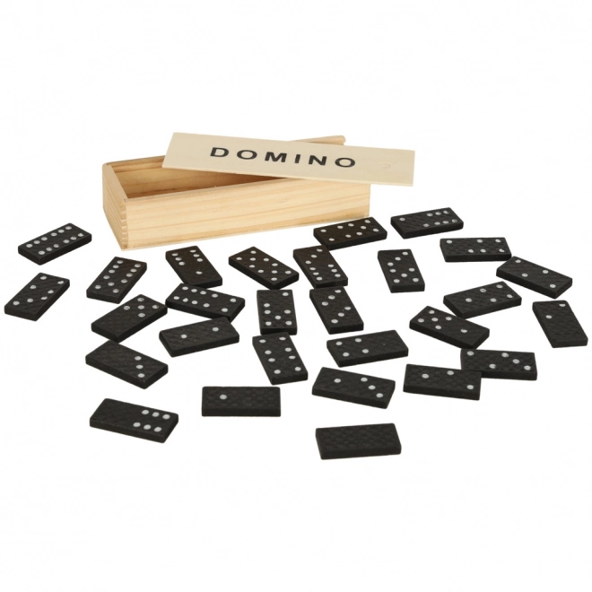 Houten domino voor familieplezier