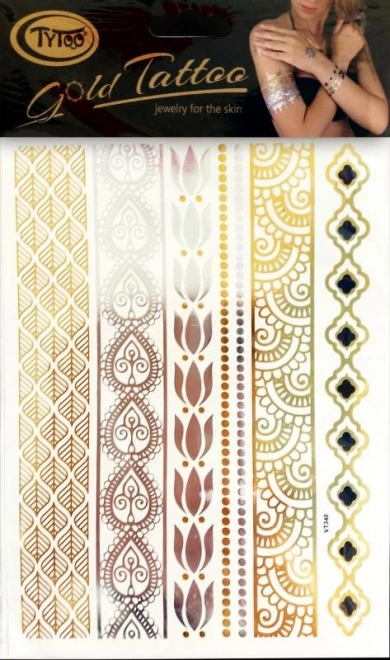 TyToo Gouden tatoeage - armbanden – Variant 1