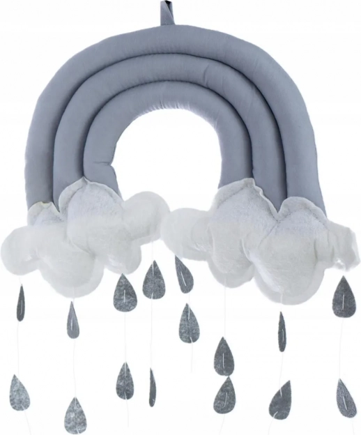 Hanging Cloud Pillow – Gray