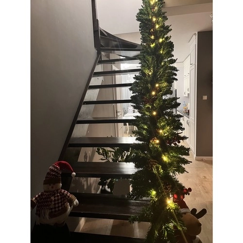 Kerstkrans / decoratie met lichten Ruhhy 22325