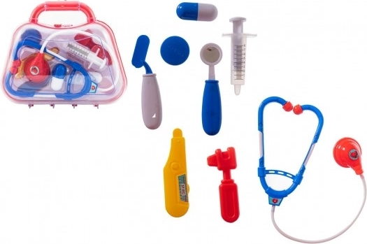 Doktorset für Kinder im Plastikkoffer 23 × 19 × 6 cm