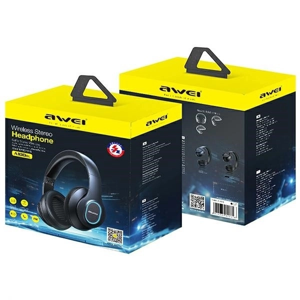 Wireless Headphones Awei Bluetooth Black