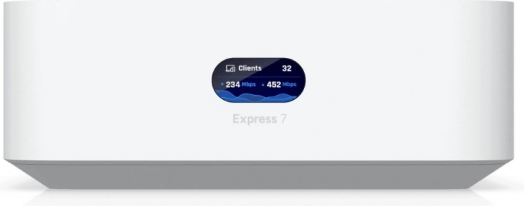 Frontdisplay met live statistieken