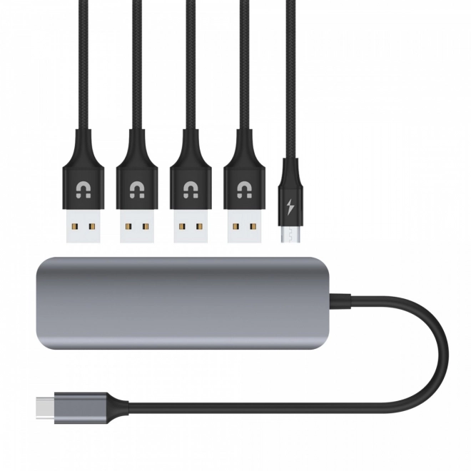 USB hub 4x USB 3.1 Gen1 microUSB power