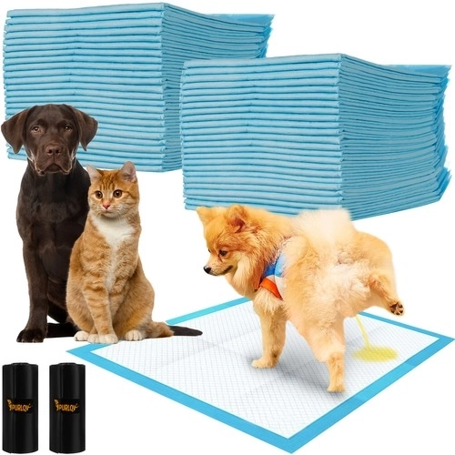 Einweg-Hygienische Unterlagen 60x60 cm - Set mit 50 Stück von Purlov