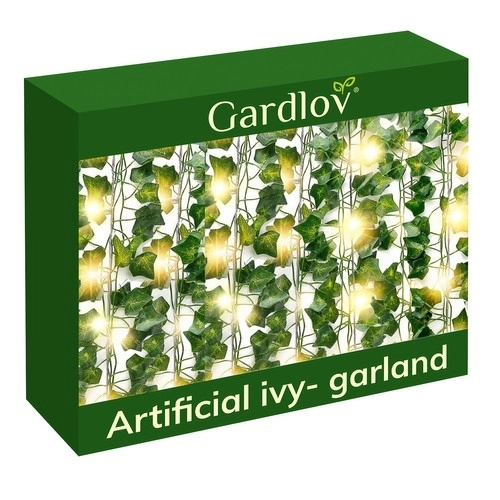 Lierre artificiel avec éclairage LED