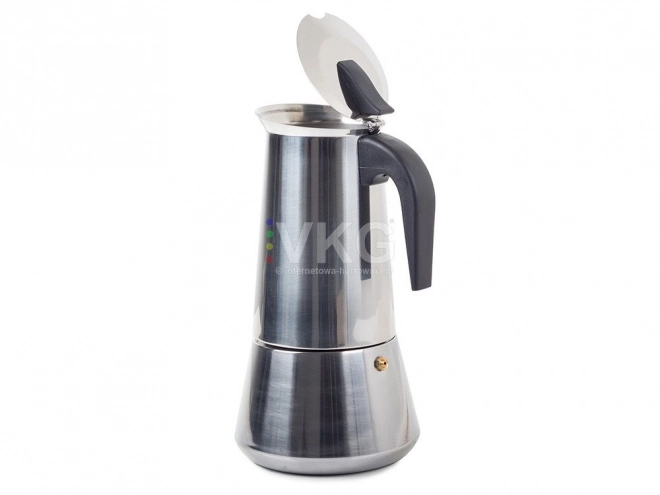 Italienische Edelstahl-Kaffeemaschine für 12 Tassen