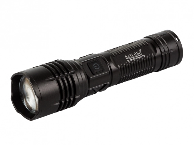 Militärische Taschenlampe mit LED und Zoom von Bailong