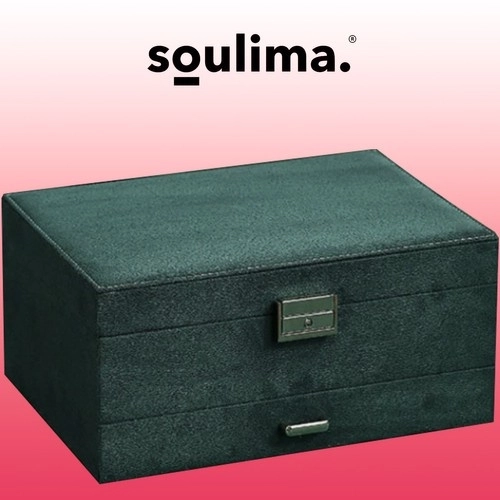 Elegant Green Jewelry Box
