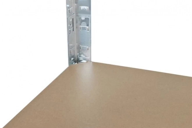 Metal Shelf with 4 Shelves 150x75x30 cm