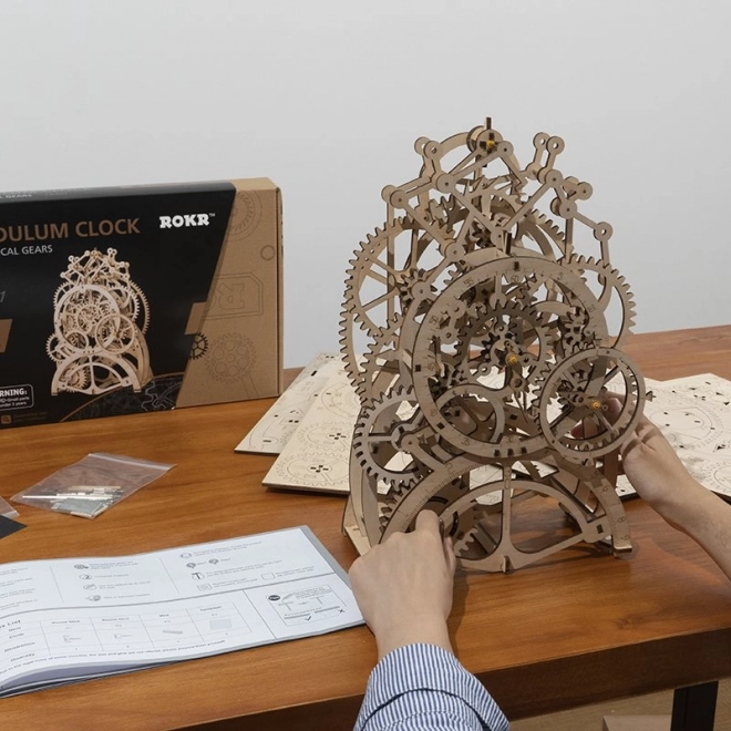 Slingerklok - 3D houten bouwpakket