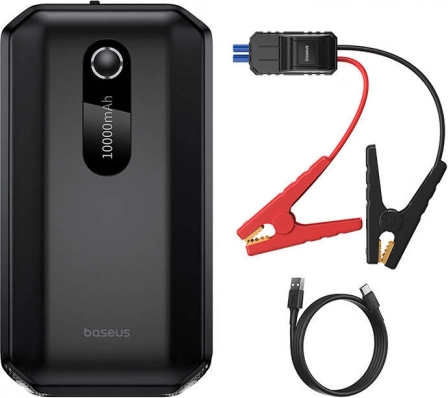 booster de démarrage BASEUS Super Energy 10000 mAh 1000 A, noir