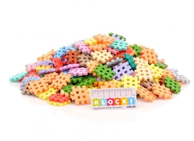 Bouwstenen Mini Pastel 140 stuks