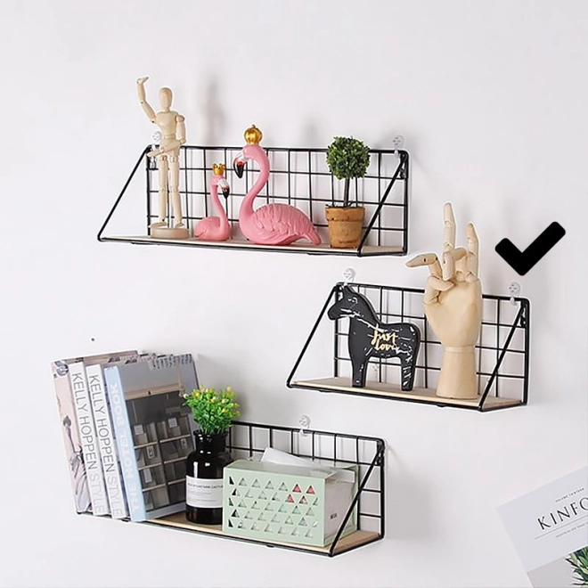 Black Wall Shelf