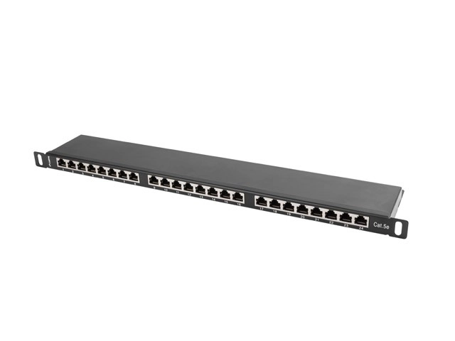 Patch panel met 24 poorten categorie 5E