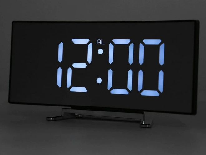 Digitaler Wecker mit LCD Display und Thermometer