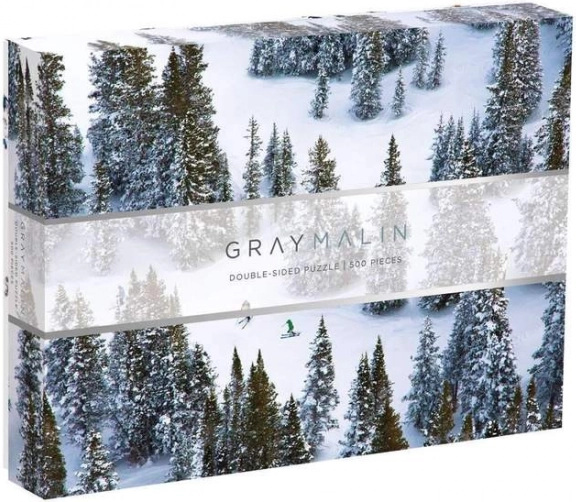 Dubbelzijdige puzzel SNEEUW GRAY MALIN 500 stukjes