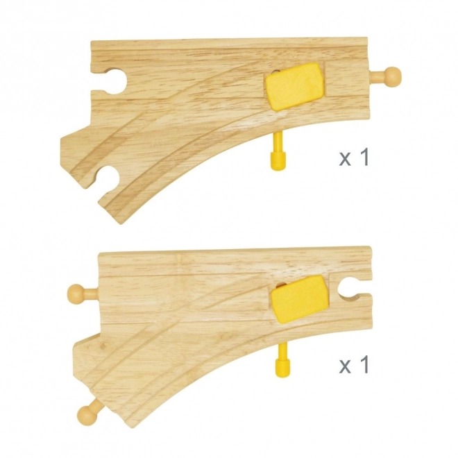 Bigjigs Rail Wisselstuk 2 stuks