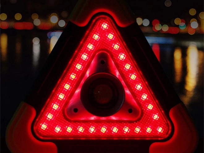 Multifunctional Warning Triangle Light and Power Bank