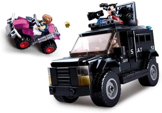Action-packed SWAT vehicle full of details