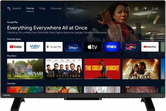 32" Toshiba TV with Android TV, HDR10 and Dolby Audio