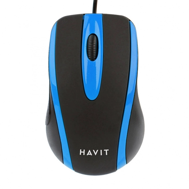 Optische muis Havit zwart en blauw