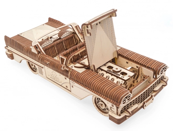 3D houten mechanisch automodel Droom Cabriolet