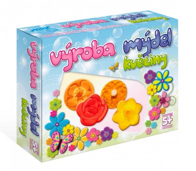 Creatieve set voor het maken van zeep - Bloemen