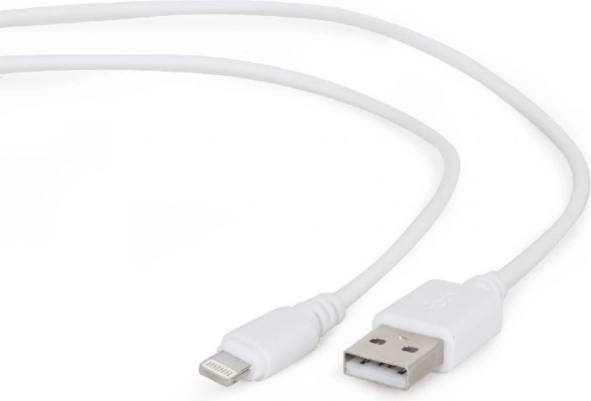 Câble USB blanc 8 broches 1 m
