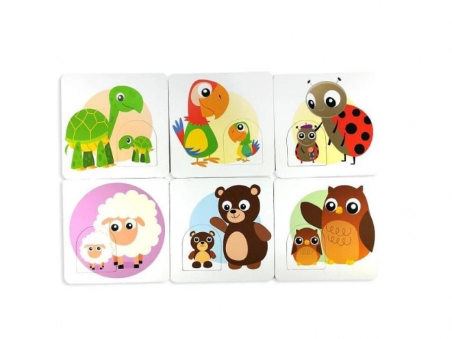 Kleine en grote dierenplaatjes