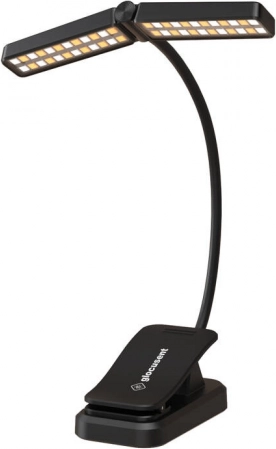Leeslamp Glocusent Wingy USB‑C zwart
