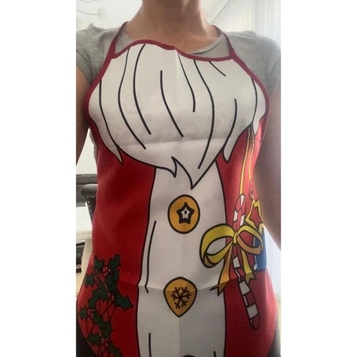 Weihnachtsschürze Nikolaus Design