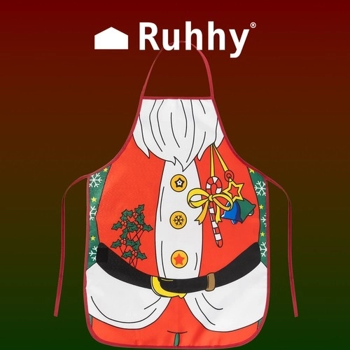 Weihnachtsschürze Nikolaus Design