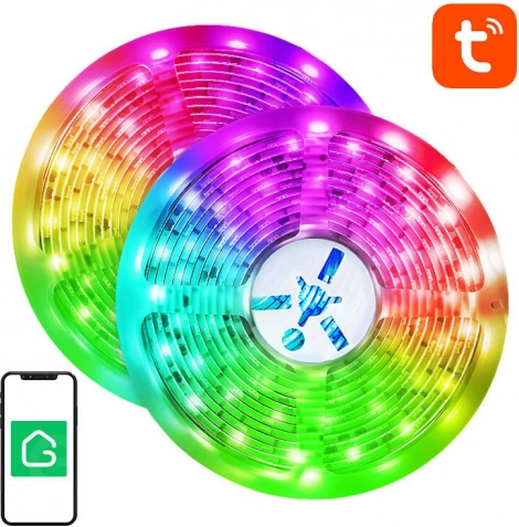 slimme wifi rgb led-strip nitebird sl3 2×5 m met tuya-ondersteuning
