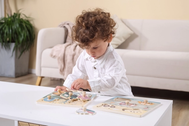 Polar B Animal Puzzle with Handles