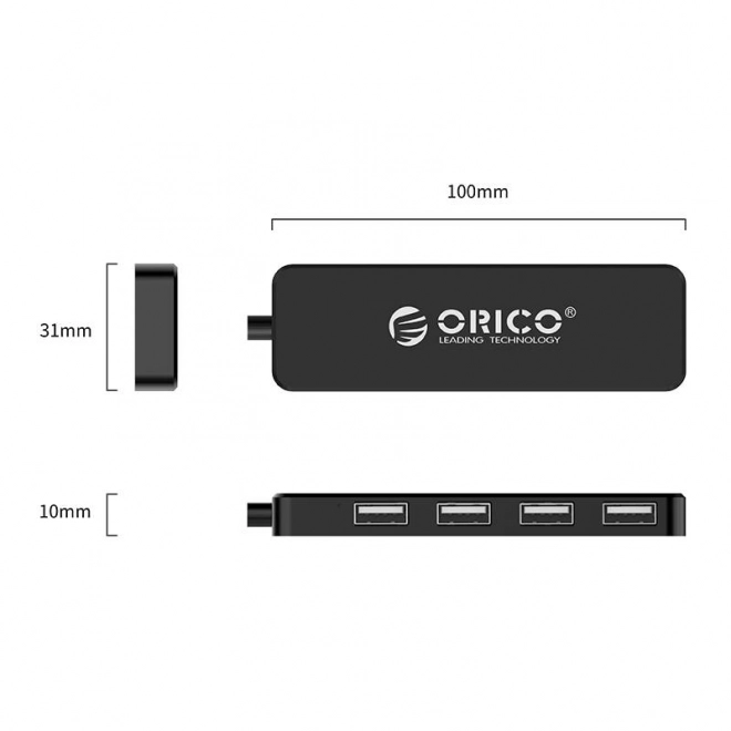 Orico USB-Hub mit 4 Anschlüssen