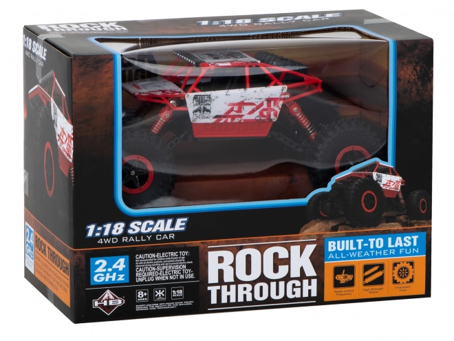Fernsteuerwagen RC Rock Crawler – Rot