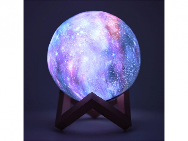 3D maan RGB lamp met afstandsbediening