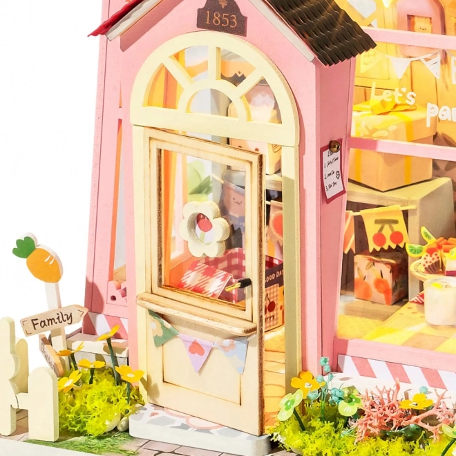 Station de fête - Maison de poupée miniature à construire soi-même