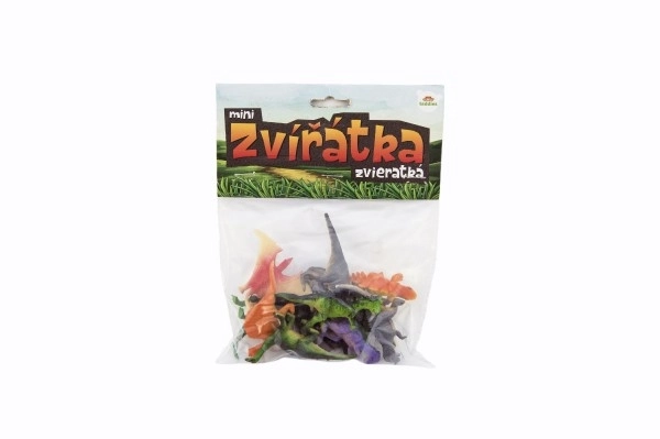 Mini dino's – plastic figuren 6-7 cm, 12 stuks