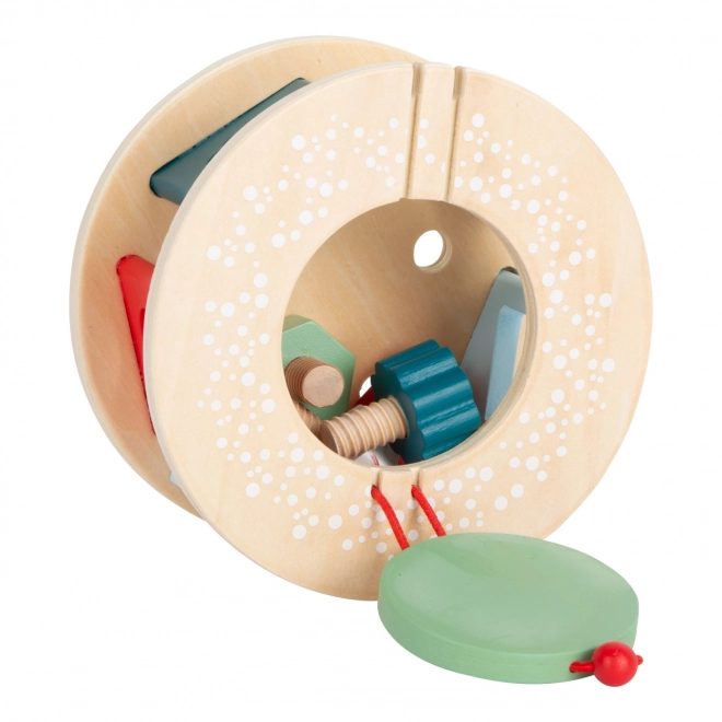 Montessori Pull-Along Snail with Shape Sorter