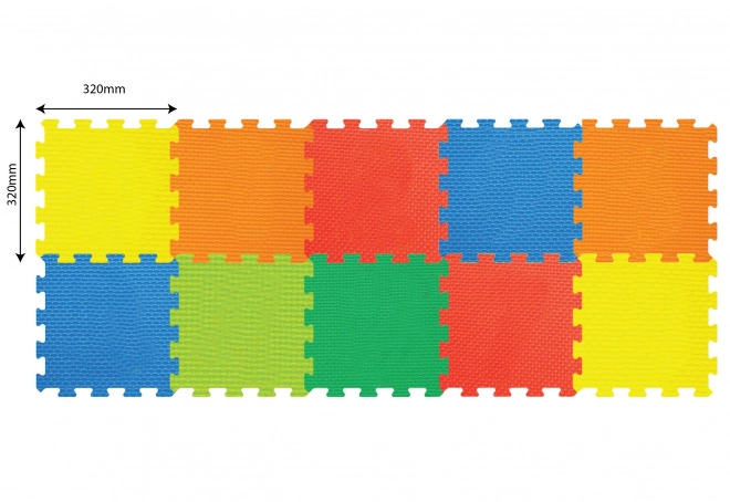 Zachte schuimpuzzel voor de vloer 10 stuks