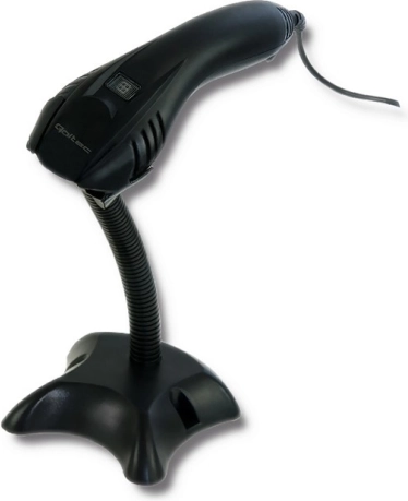 1D-barcodescanner met USB en standaard